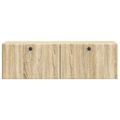 vidaXL Nástenná TV skrinka 98 x 31 x 30 cm Dub sonoma Kompozitné drevo
