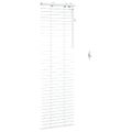 vidaXL Žalúzia Biela 50 x 130 cm 35 mm Masívne Paulownia drevo