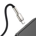 Kábel USB pre Lightning Baseus Cafule, 2,4 A, 1 m (čierny)