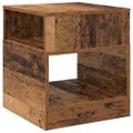 vidaXL Koncový stôl Staré drevo 40,5 x 40 x 45 cm Kompozitné drevo