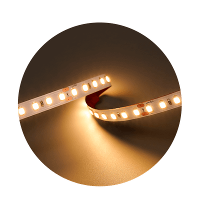 Modee LED pás DC24V 9,6W/m 128LED/m 8mm IP20 2700K (1150 lm/m) B5 (ML-LS24V48W128L/M2700KB5)