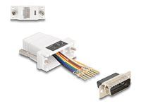 D-Sub 15 pin male to RJ45 female Assembl