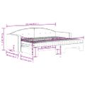 vidaXL Rozkladacia denná posteľ s matracmi tmavozelená 80x200 cm zamat