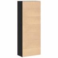 vidaXL Highboard 70 x 33.5 x 180 cm Kompozitné drevo Čierny dub