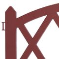 vidaXL Obruba trávnika 17 ks červená 10 m PP