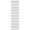 vidaXL Zebra roleta svetlosivá 40x150cm šírka látky 35,9 cm polyester