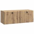 vidaXL Nástenná TV skrinka 78,5 x 31 x 30 cm Dub artisan