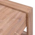 vidaXL Konferenčný stolík 110x60x40 cm masívne teakové drevo