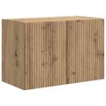 vidaXL TV nástenná skriňa Nástenný Remeselný dub 59,5 x 31 x 40 cm