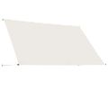vidaXL Zaťahovacia markíza 250x150 cm krémová