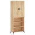 vidaXL Vysoká skrinka dub sonoma 69,5x34x180 cm spracované drevo
