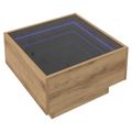 vidaXL Konferenčný stolík dub artisan 50 x 50 x 30 cm