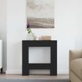 vidaXL Krb Surround Čierny dub 81x18x82 cm Upravené drevo