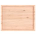 vidaXL Nástenná polica 80x60x(2-4) cm neošetrený dubový masív
