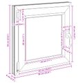 vidaXL Otočné a sklopné okno do suterénu RISOR 50 x 50 cm PVC a sklo