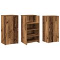vidaXL Recepčný stôl staré drevo 155x50x103,5 cm kompozitné drevo