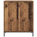 vidaXL Servírovacia skriňa Staré drevo 69,5 x 33 x 82 cm