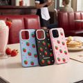 Puzdro Strawberry pre iPhone 11 čierne