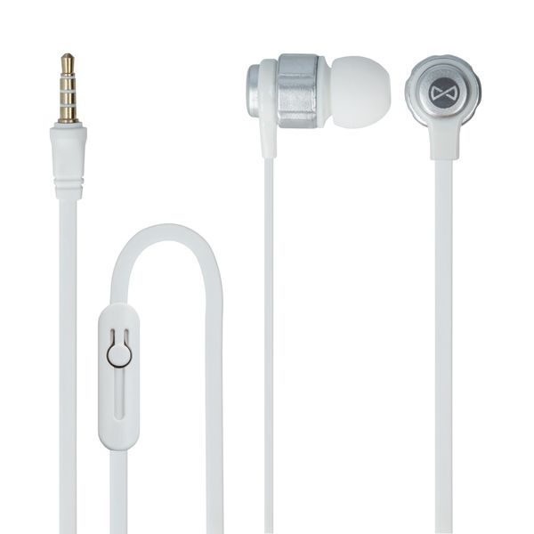 Káblové slúchadlá Forever SE-400 jack 3,5 mm biele