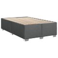 vidaXL Boxspring posteľ s matracom tmavosivá 90x200 cm látka
