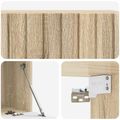 vidaXL Nástenná TV skrinka 98 x 41 x 30 cm Dub sonoma Kompozitné drevo