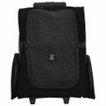 vidaXL Vozík pre domáce zvieratá 3 v 1 dizajn čierny 48x32x(57-106) cm oxfordská látka