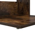 vidaXL Bočný stôl Dymová dub 40 x 38 x 62,5 cm Kompozitné drevo