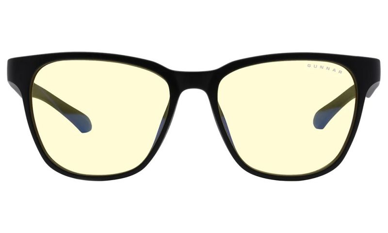 GUNNAR kancelárske/herné brýle BERKELEY ONYX * jantárové skla * BLF 65 * GUNNAR focus Brýle, herné, čierne obrúčky, jantárové skla