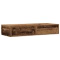 vidaXL Zásuvky pod posteľ Staré drevo 80 x 36,5 x 16,5 cm