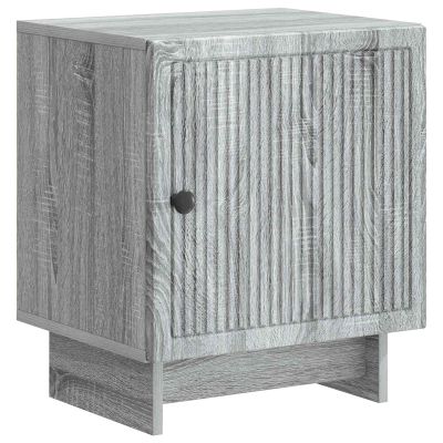 vidaXL Nočný stolík Sivá sonoma 43 x 34,5 x 50 cm Kompozitné drevo