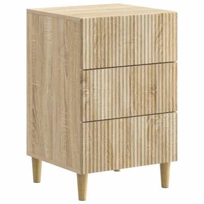 vidaXL Nočný stolík Dub sonoma 43 x 41 x 66,5 cm Kompozitné drevo