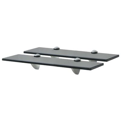 vidaXL Nástenná polička 2 ks sklo 40x20 cm 8 mm