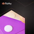 Suchý zip samolepivý Ruhhy 25884 18 mm 250 ks biely