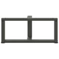 vidaXL Nohy konferenčného stolíka v tvare T, 2 ks, antracitové, 70x25x(30-31) cm, oceľ