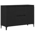 vidaXL Servírovacia skriňa Čierny dub 104 x 35 x 70 cm