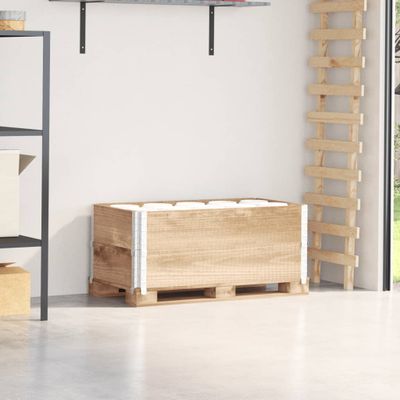 vidaXL Paletové ohrádky 2 ks 100x50 cm borovicový masív