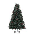 vidaXL Umelý vianočný stromček 150 LED 150 cm