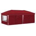 vidaXL Prístrešok na párty 575 x 288 x 245 cm Vínovo červená