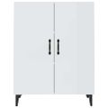 vidaXL Komoda lesklá biela 70x34x90 cm spracované drevo