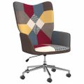 vidaXL Relaxačné kreslo patchwork látkové