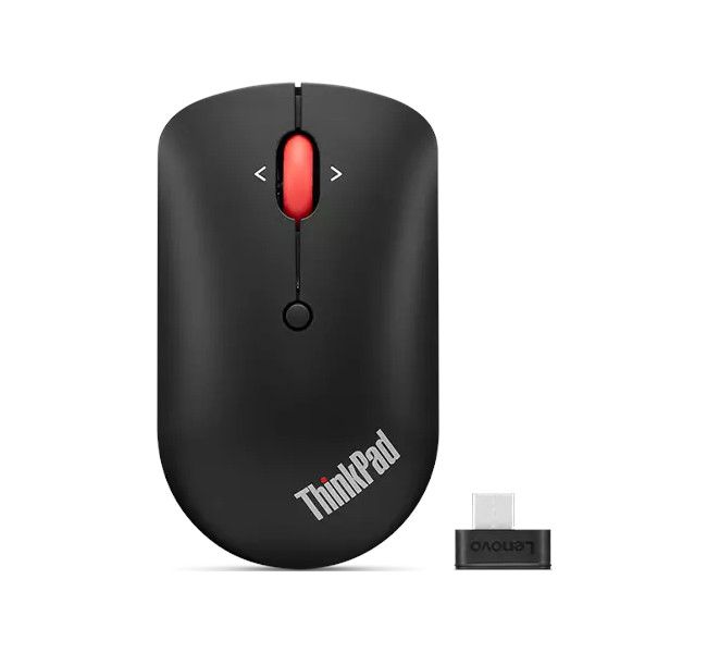 Lenovo ThinkPad USB-C/Kancelárska/Blue Track/2 400 DPI/Bezdrôtová USB/Čierna
