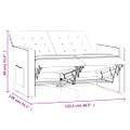 vidaXL 2-miestne sklápacie kreslo bledosivé látkové