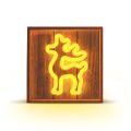 Neon Wood Frame LED DEER warm white FLNW01 Forever Light