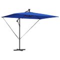 vidaXL Slnečník 294 x 200 x 270 cm Polyester a hliník Azurblue