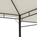 vidaXL Altánok s 2 výsuvnými strieškami 3x3x2,75 m, krémový 180 g/㎡