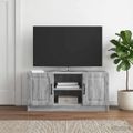 vidaXL TV skrinka Sivá sonoma 102 x 34,5 x 47 cm Kompozitné drevo