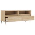 vidaXL TV skrinka dub sonoma 100x34,5x44,5 cm spracované drevo