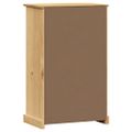 vidaXL Skrinka na topánky VIGO 60x35x96 cm masívna borovica