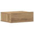 vidaXL Nástenné nočné stolíky 2 ks dub artisan 40x32x15cm sprac. drevo