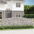 vidaXL Oblúkové gabionové koše 25 ks 400x30x120/140 cm pozink. železo